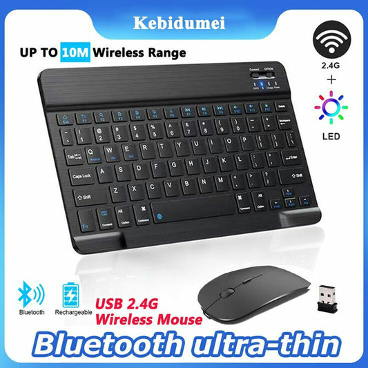 “Wireless Bluetooth Keyboard – Slim, Lightweight, Silent Keys for Office/Home”