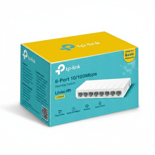 TP-Link LiteWave 8-port 100Mbps desktop switch (LS1008)